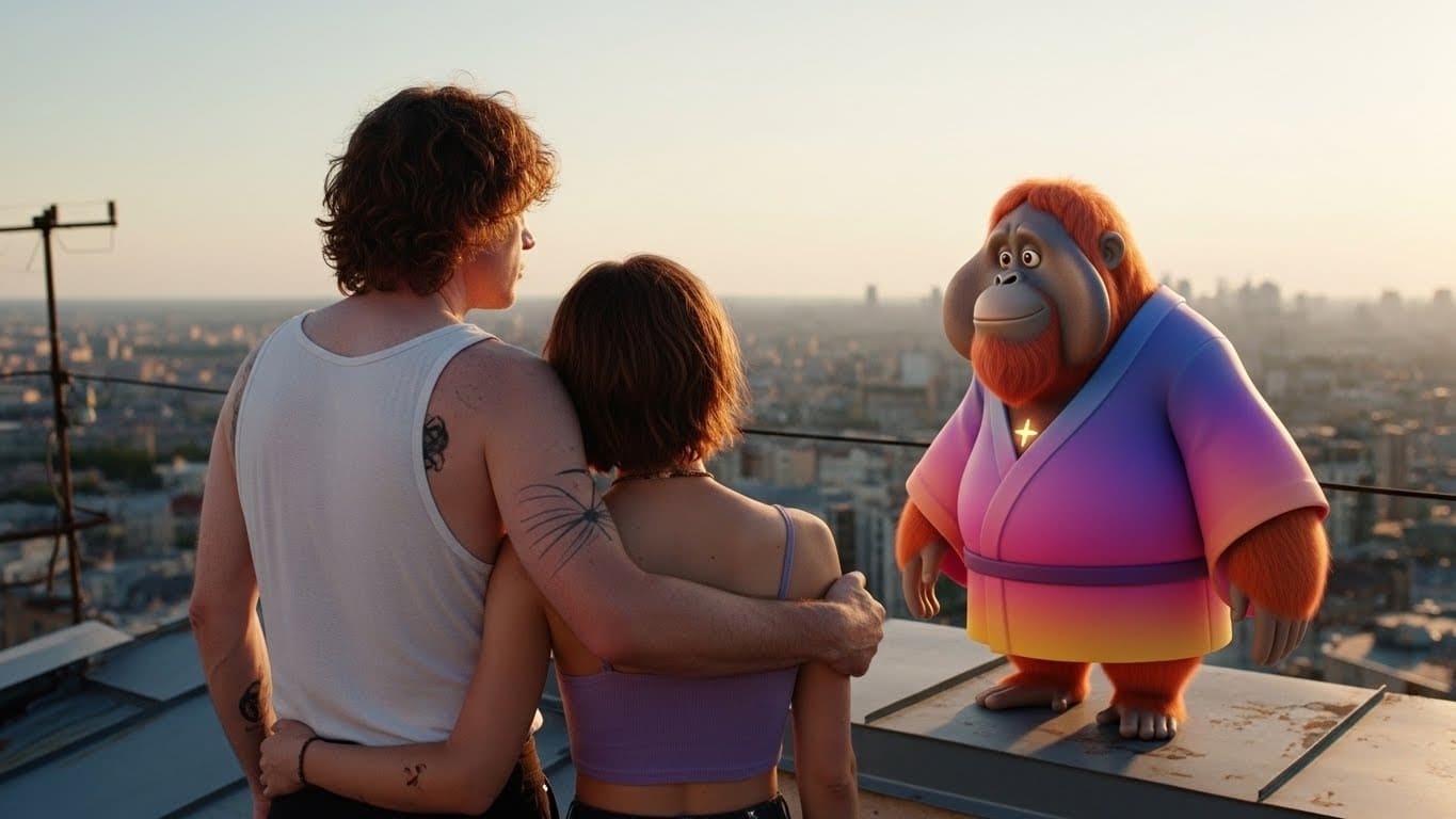 Couple utilisant InTheMiddle